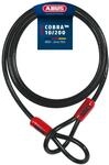 ABUS Schlaufenkabel Cobra 10/200 - Stahlseil mit Kunststoff ummantelt - 2 m lang, 10