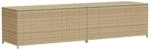 vidaXL Gartentruhe Beige 469L Poly Rattan