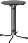 Royal Catering Stehtisch, rund, klappbar, &Oslash; 70 cm, schwarz, 110 cm |...