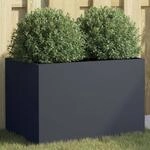 vidaXL Pflanzk&uuml;bel Anthrazit 62x40x39 cm Stahl