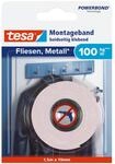 tesa Powerbond Montageband f&uuml;r Fliesen & Metall Extra Stark - 1,5 m x 19 mm 