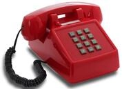 Opis PushMeFon Cable: EIN Retro Festnetztelefon mit Tastenblock, ideal als altes