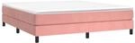 vidaXL Boxspringbettgestell Rosa 160x200 cm Samt
