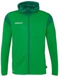 uhlsport Unisex Squad 27 Track Hood Sport-Jacke, Gr&uuml;n/Lagune, 140 EU