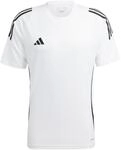 adidas Herren Tiro 24 Shirt, White/Black, M