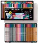 STABILO - Premium-Filzstift mit Pinselspitze, Premium-Filzstift & Fineliner - je 10x