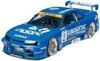 TAMIYA 24184 1:24 Calsonic Skyline GT-R (R33) - Modellbau, Plastik Bausatz, Hobby,
