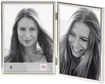 walther design Bilderrahmen silber 2X 9x13 cm Chloe Portraitrahmen WD219S