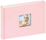 walther design Fotoalbum rosa 22 x 16 cm mit Cover-Ausstanzung, Fun FA-207-BR