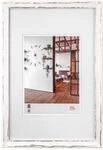 walther design Bilderrahmen weiss-silber 10 x 15 cm Metropolis Holzrahmen IW015W
