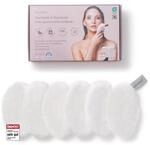 Waschies Abschminkpads/Waschpads - 6er-Set Wei&szlig; &ndash; sanfte Gesichtsreinigung -