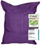 Lumaland Riesen-Sitzsack XXL 140x180cm | Indoor Bean Bag aus weichem & waschbarem