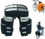 Out BAG CHECK.IN Fahrrad-Packtaschenset Bike 3-teilig, 3-Teilig, grau/schwarz, one