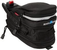 KLICKfix Fahrradtasche CONTOUR MINI SATTELTASCHE, schwarz, M, 0216S, 22 x 10 x 20 cm