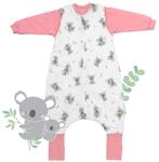 schlummersack Baby Schlafsack mit F&uuml;&szlig;en ganzj&auml;hrig 2.5 Tog 60 cm Koala 