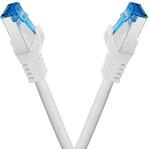 BIGtec - 2 St&uuml;ck - 0,5m CAT.7 Gigabit Patchkabel Netzwerkkabel wei&szlig; Kupferkabel