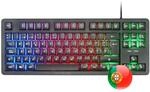Mars Gaming MK023, Portugiesisch Sprache, Gaming Tastatur TKL, Hybrid H-Mech