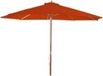 Mendler Sonnenschirm Florida, Gartenschirm Marktschirm, &Oslash; 3,5m Polyester/Holz 7kg -
