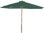 Mendler Sonnenschirm Florida, Gartenschirm Marktschirm, &Oslash; 3,5m Polyester/Holz 7kg -