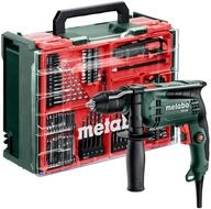 metabo Schlagbohrmaschine SBE 650 Set, 650W Bohrmaschine mit Zubeh&ouml;r
