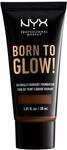 NYX Professional Makeup Born to Glow Radiant Foundation, Schillerndes Finish,