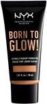 NYX Professional Makeup Born to Glow Radiant Foundation, Schillerndes Finish,
