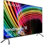 Cecotec LED-Fernseher TV LED A3 Series ALU30075, 75 Zoll, Android TV 11