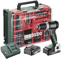 metabo Akku-Bohrschrauber BS 18 L BL Set - 18 V, 65 Nm Drehmoment - LED-Licht,