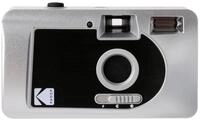 Kodak 490349 S-88 35 mm Filmkamera motorisiert, Selbstaufziehfunktion, Silber/schwarz