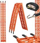 TRUTZHOLM 1x Auffahrrampe klappbar 228 cm Tragkraft 340 kg Aluminium orange 