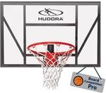 HUDORA Basketball Board Competition Pro - Basketballkorb mit federndem Dunkring zur