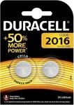 Duracell Specialty 2016 Lithium-Knopfzelle 3 V, 2er-Packung (CR2016 /DL2016)