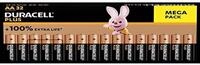 Duracell Plus BP32 Mignon (AA)-Batterie Alkali-Mangan 1.5V 32St Plus-AA BP32