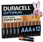 DURACELL Optimum AAA-Batterien (12er-Pack) &ndash; Alkaline-Batterien 1,5 V