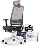 Yaasa Chair Expert B&uuml;rostuhl Ergonomisch mit Kopfst&uuml;tze Schwarz &ndash;