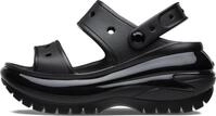 Crocs Classic Mega Crush Sandal 207989-001, Women slides, Black, 37/38 EU