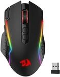 Redragon M810 Pro Kabellose Gaming-Maus, 10000 DPI Kabelgebundene/Kabellose Maus mit