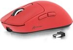 ATTACK SHARK X3 49g Ultraleicht Maus, PixArt PAW3395 Gaming-Sensor, BT/2,4G