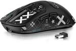 ATTACK SHARK X3 49g Superlight Maus mit Klebeband, PixArt PAW3395 Gaming-Sensor,