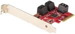 StarTech.com PCIe SATA Controller Karte - 6 Port SATA 3 Erweiterungskarte/Kontroller