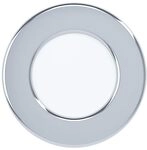 EGLO LED Bad-Einbaustrahler Fueva 5, &Oslash; 8,6 cm, Spot aus Stahl und einer Kunststoff