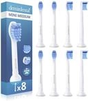 8er demirdental Ersatzb&uuml;rsten passend f&uuml;r Philips Sonicare, Mini Aufs&auml;tze &