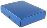 Elba Dokumenten-Box A4 aus Hartpappe, 6 cm F&uuml;llh&ouml;he, blau