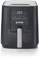 Gorenje AF1350DWB Hei&szlig;luftfritteuse / 1.350 Watt/Korb 5,4 Liter mit Sichtfenst / 8