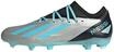 Adidas Unisex X Crazyfast Messi.3 Firm Ground Boots, Silver Metallic/Blue/Core Black,