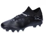 PUMA Erwachsene Future 7 PRO FG/AG Fu&szlig;ballschuhe 45 Black Silver Metallic Gray