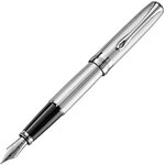 DIPLOMAT D40207023 Excellence A2 Guilloche F&uuml;llfederhalter mit Stahlfeinspitze,
