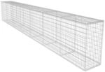 vidaXL Gabionenwand Verzinkter Stahl 600x40x100cm Gabione Steinkorb Drahtkorb