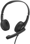 Hama Headset mit Mikrofon (kabelgebundene Kopfh&ouml;rer 3, 5mm Klinkenanschluss,...