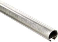 Gardinenstange mit Innenlauf I &Oslash; 20 mm edelstahl-optik 120